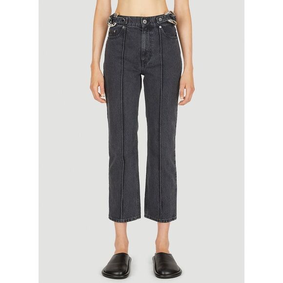 Jw Anderson Women Chain Link Slim Fit Jeans